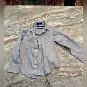IZOD boys stretch button up shirt blue size XXS 4/5